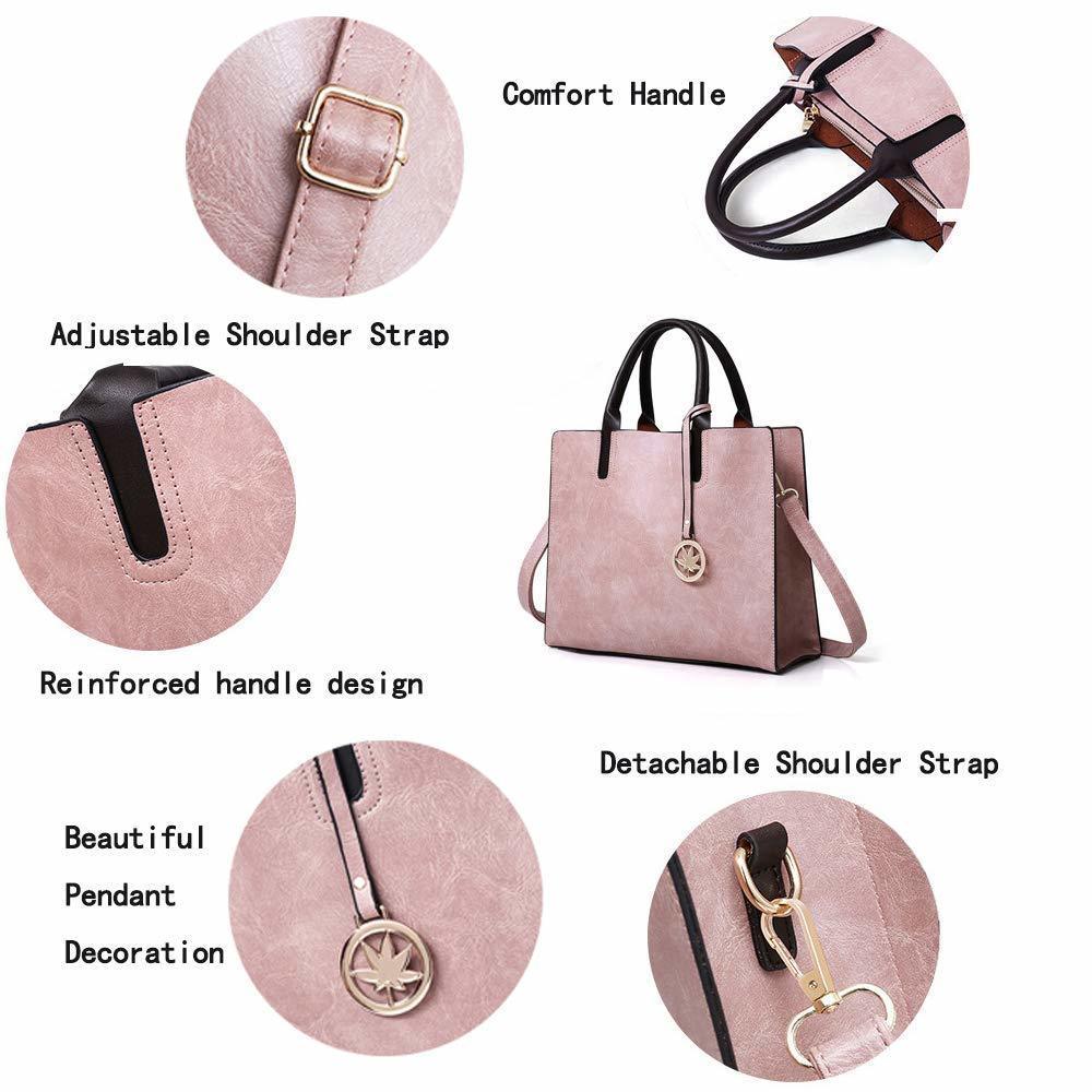 Handbags Sets 3 Pcs Large Capacity Handbag Chain Shoulder Bag Clutch T_T - Picture 3 of 6